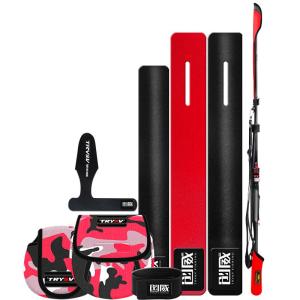 TRY&V | Crown Protective Fishing Rod Case Wheel Cover Storage Bag Spinning Reel Protector Cap Fishing Rod Binding Band China Made