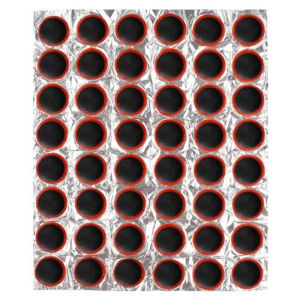 48PCS Bicycle Glue-free Tire Patches Tool Inner Tube Quick Repairing Tire Round/Square Rubber Tube Pad Bicycle Repair Accessory