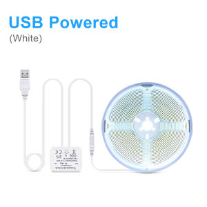 USB 5V COB LED Strip Vanity Lights Makeup Mirror Bathroom Dressing Table Backlight Lighting Touch Sensor Dimmable Mirror Light