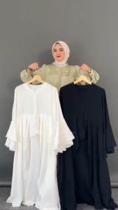 GAMIS KEKINIAN/GAMIS TERBARU LEBARAN WANITA/ABAYA MECCA