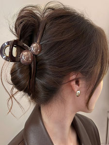 Elegant New Style Large Size Pearl Hair Clip for Thick Hair