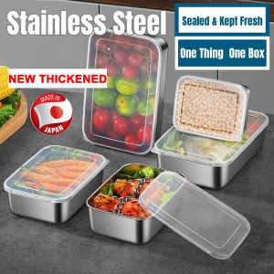 Japan S/L 304 Stainless Steel Container Food Storage Stainless Lunch Box For Adult Stainless Original lunch box