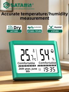 SATA | High Precision Digital Indoor Outdoor Hygrometer Thermometer