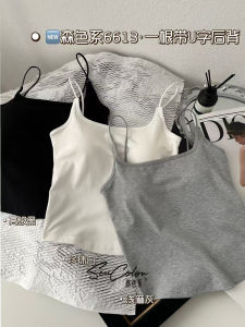 Áo Ba Lỗ Không Dây Một Mảnh Cỡ Nhỏ Có Đệm Ngực Kiểu Dáng Công Sở Mùa Xuân 2025 Dài Ngắn Không Dây Màu Trơn