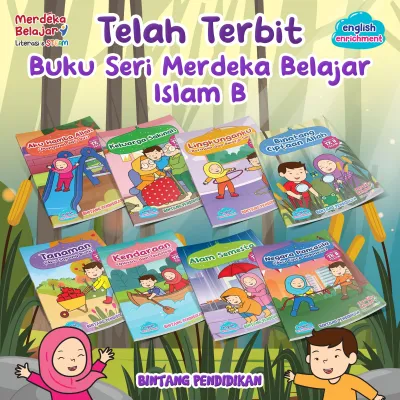 BUKU PAKET MERDEKA TK ISLAM KELOMPOK B ISI 8 BUKU