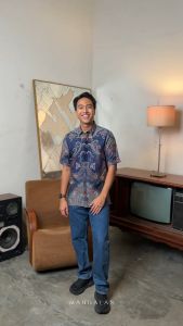 Dharma - Mandalas Kemeja Batik Pria Premium Lengan Pendek