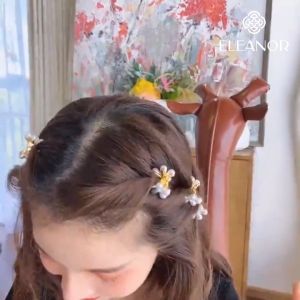 Kẹp tóc nữ Eleanor Accessories kẹp tóc mái hình bông hoa phụ kiện tóc 4611