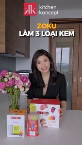 Zoku - Bộ làm kem Triple - 14 món