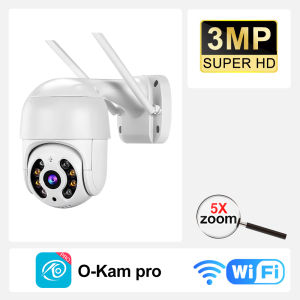O-Kam Pro 5MP HD WIFI IP PTZ Camera with Auto Tracking 3MP Speed Dome Smart Home Outdoor Wireless Surveillance System