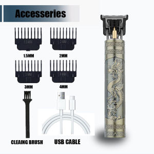 T9 Professional Hair Clipper/Accessories | USB Fast Charging | Beard/Body/Hair Trimmer | Precision Electric Shaver for Men
