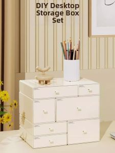 XUNHUAI | Drawer-type Desktop Storage Box tidy storage