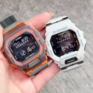 นาฬิกาข้อมือสปอร์ต D-ZINER สายเรซิน สัปดาห์ วันที่ จับเวลา ไฟ พร้อมกล่อง