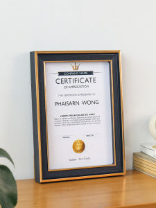 Transparent Certificate Frame A4 Document Display Box Patent Decoration Photo Album Honor Degree Advanced Sense Education