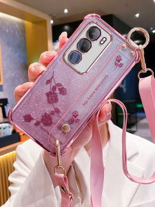 เคสโทรศัพท์ซิลิโคนแบบครอบเต็มพร้อมสายรัดข้อมือสำหรับ Vivo Y50 5G รุ่นใหม่ ป้องกันการตกหล่น สายสะพายไหล่แบบสะพายข้าง สายรัดโทรศัพท์มือถือ