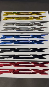 Emblem PCX 150 160 bahan abs 3D Tebal 2 pcs warna Chrome Gold Black Blue Bagus Tinggal Pasang