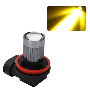 KEVANLY | 2pcs New Laser Projector Mini Lens Car H7 LED 9005 9006 Super Bright Headlight 12V H11 Car Anti Fog Lamp Bulbs DRL 6000K White
