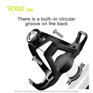 RRSkit | RRSKIT For AirTag Bicycle Locator Hidden Kettle Holder MTB/Road/Folding Bike Hidden Anti-theft Adjustable Water Bottle Holder