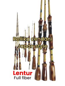 joran reflika cendani Japan style full fiber lentur untuk ikan mas 150 cm