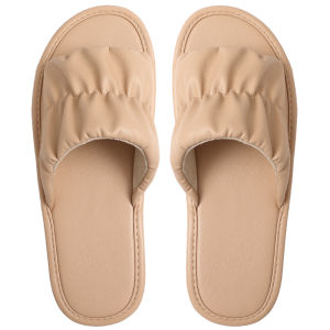 Leather Slippers Home Use Indoor Anti-Slip Flat Bottom Ladies And Gentlemen Comfortable Footwear No Odor Summer Season Couple