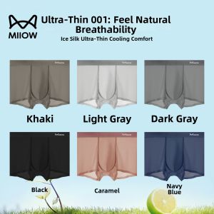 MiiOW | Cool Silk Anti-Moisture Mens Underwear