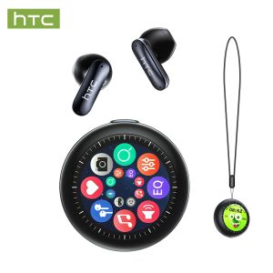 HTC NE89 AI Translation Wireless Earbuds Bluetooth 6.0 Earphones Translation for 134 Languages Smart LED Screen 360° Spatial Audio Noise reduction Sports Earbuds HiFi Sound Quality Calls