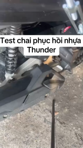 Chai Xịt Phục Hồi Nhựa Cho Nhựa Nhám Nhựa Bóng Lốp Xe Thunder Chai 400ml Tặng Kèm Khăn Chuyên Dụng- Cam kết chính hãng