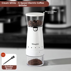 MONGDIO | Stainless Steel Small Coffee Grinder Electric