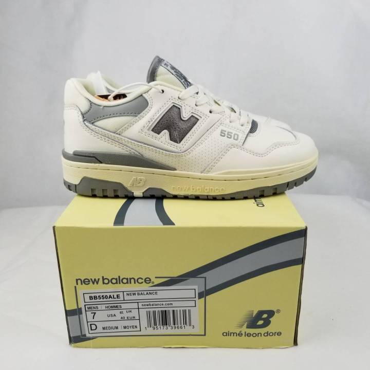 Sepatu Pria New Balance21 NB 550 Aime Leon Dore White Grey Sepatu
