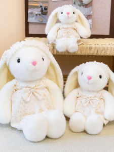 QIAOSHANG | Cute Pastoral Style Lolita Bunny Stuffed Toy