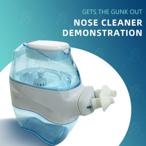 Positive and Negative Pressure Double-head Nasal Irrigator Adult Electric Nasal Irrigator Household Convenient Nasal Irrigator