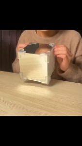 Lampu Malam Tulip Kubus Rubik / 21 Bunga Tulip / Tulip Lampu Malam DIY Buatan Tangan / Laut Bunga Kubus Rubik / Sempurna Sebagai Hadiah