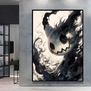 Oil Painting By Number Handsome cute grown-up Pikachu Home Decoration Bedroom Decor Gift Improve beauty sense Frameelss