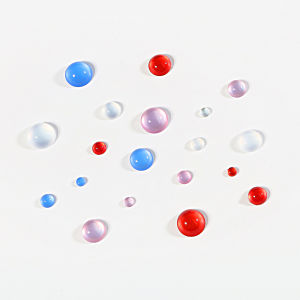 20-50Pcs 4 6 8 10 12mm Resin Imitation Cat Eye Beads Round Flat Back Clear Cabochons Dome for DIY Jewelry Findings Making Antique Hairpin Material