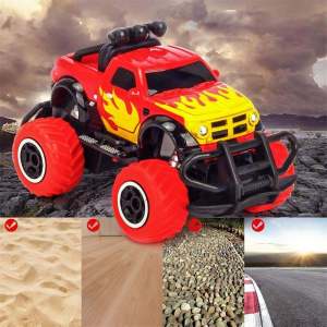 poptoys การควบคุมระยะไกลแบบไร้สายปิดถนนปีนเขารถควบคุมระยะไกลเด็กไฟฟ้าแข่งรถออฟโรดของเล่นรถ