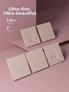 TEP | Ultra-Thin Soft-Matte Wall Socket Panel 86 Type