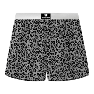 JIAZINI | Loose Ice Silk Arro Pants Mens Breathable Home Shorts Leopard Print Comfortable Underwear Youth Polyester Spandex Blend