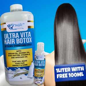 Silky and Smooth ULTRA VITA HAIR BOTOX 1LITER w/free 100ml