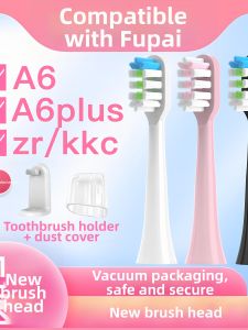 Universal Soft Bristle Electric Toothbrush Heads Compatible with ZR/Z5/Z7/A6/A6S plus Replacement Dental Care Cleaning