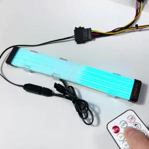 Bộ Điều Khiển ARGB SATA 5V 3Pin Với Bộ Chuyển Đổi Đèn Quạt RGB Từ Xa Cho Vỏ Máy Tính Điều Khiển Đèn LED Có Thể Định Địa Chỉ Coolification CX FUTRUE