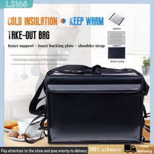 32/48L /62L Food delivery bag Motorcycle food delivery bag Thermal insulation bag Food delivery bag Thick waterproof box