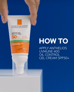 LA ROCHE-POSAY Anthelios UVMune 400 Oil Control Gel Cream (Broad Spectrum Oil Control Face Sunscreen For Oily Skin) 50ml