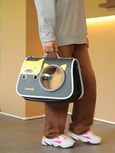 Balo mèo túi vận chuyển mèo tiện lợi hình cặp sách N011