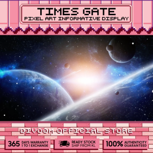 Divoom Times Gate II Pixel Art Smart Desktop Display 5 IPS LCD RGB WiFi 2.4G/5G Pink