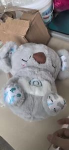 *Cuddly Koala Plush Sleep Aid with Soft Glow Night Light Calming Music and Simulated Breathing Comforting Bedtime Comfort Toys