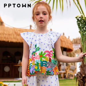PPTOWN | Light Sweet Casual Matching T-Shirt