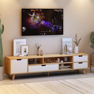 CONOCO Mall 47/55/63 Inch Wood Tv Rack TV Cabinet 120/140/160 CM TV Table TV Stand