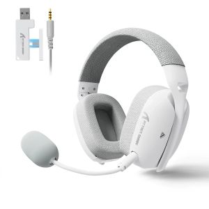 ATTACK SHARK | Original ATTACK SHARK L80PRO Wireless Gaming Headset Mic Tri-Mode 2.4G Bluetooth Wired Low Latency Headphone PC PS5 Xbox