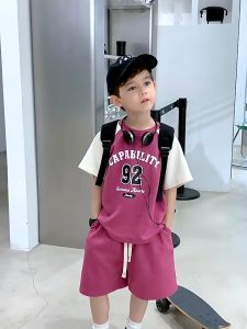 Beryl Kids เสื้อผ้าเด็กโต ชุดเซ็ทเด็ก ผญชายสีผสม ชุดกีฬาเด็กผู้ชาย สีผสม 120-160cm