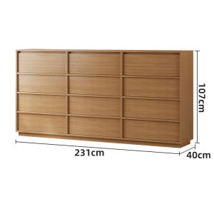 Bedroom Storage Solid Wood Combo Dresser