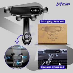 NANVAN NVN-CH20 CAR HOLDER TEMPAT HP DI MOBIL AIRVENT ROTATE GRAVITY LITTLE ONE